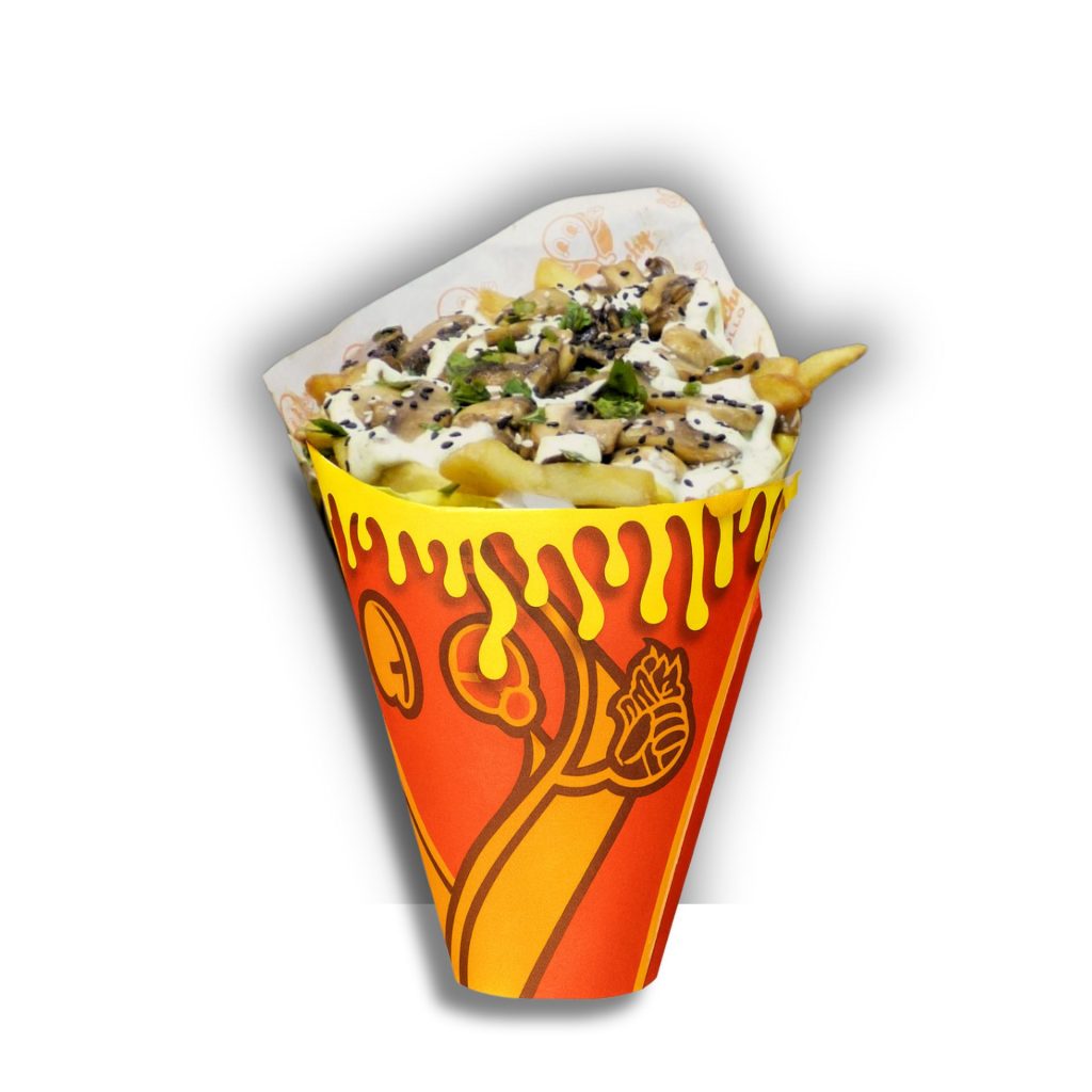 Cono con Champiñones Saltados