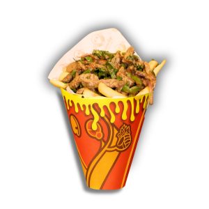 Cono con Lomo Saltado